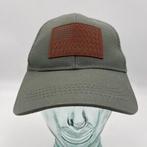 Highland Tactical American Flag Cap US USA Patch Camo Green Hat Snapback OSFM